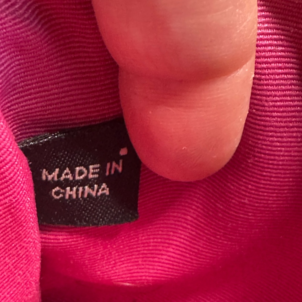 Coach Black Pebbled Leather Wristlet with Dark Brown Accent - Picture 10 of 11